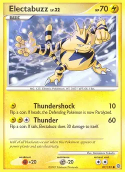 Electabuzz 「SW 87/132」「EN」