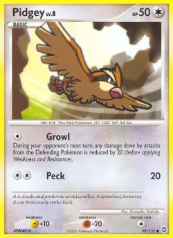 Pidgey 「SW 99/132」「EN」