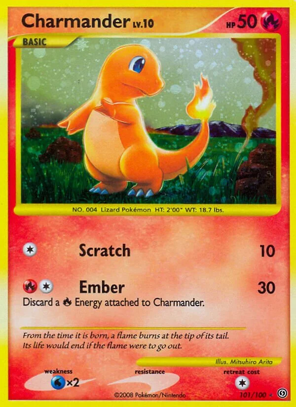 Charmander 「SF 101/100」「EN」