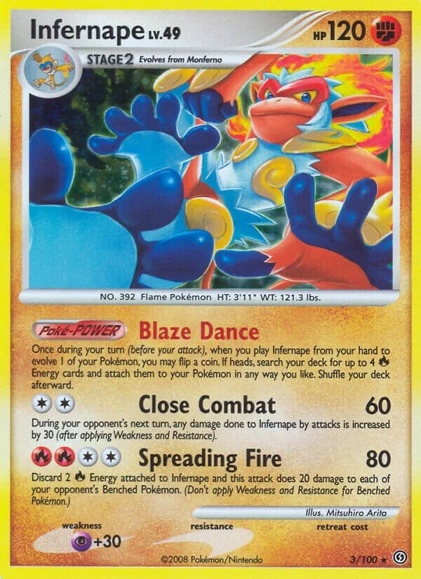 Infernape 「SF 3/100」「EN」