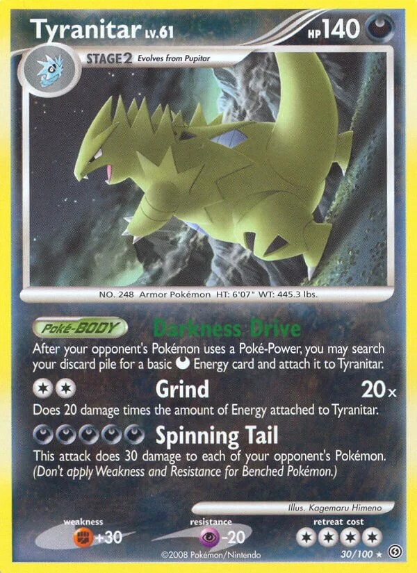 Tyranitar 「SF 30/100」「EN」