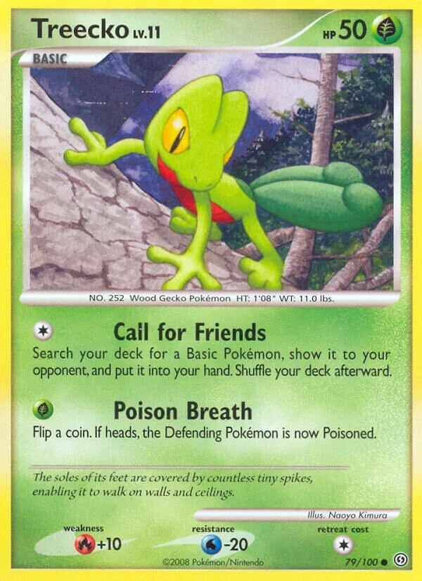 Treecko 「SF 79/100」「EN」