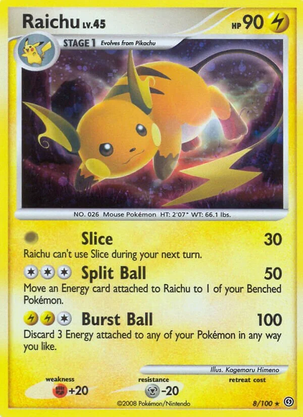 Raichu 「SF 8/100」「EN」