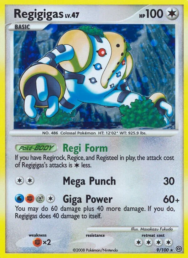 Regigigas 「SF 9/100」「EN」
