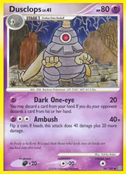 Dusclops #34/100 · Pokémon