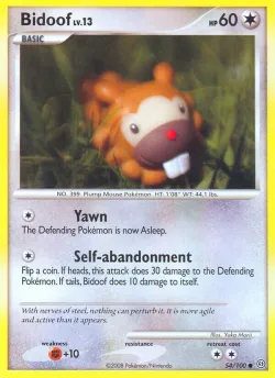 Bidoof #54/100 · Pokémon