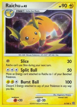 Raichu #8/100 · Pokémon