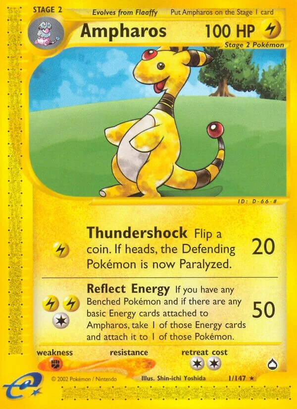 Ampharos 「AQ 1/147」「EN」
