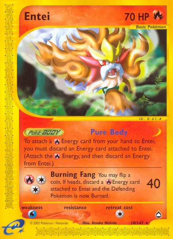 Entei 「AQ 10/147」「EN」