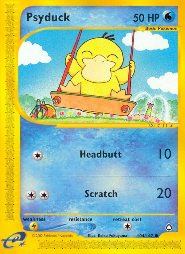 Psyduck 「AQ 104/147」「EN」