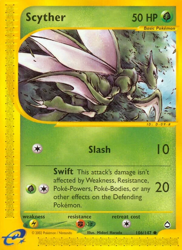 Scyther 「AQ 106/147」「EN」