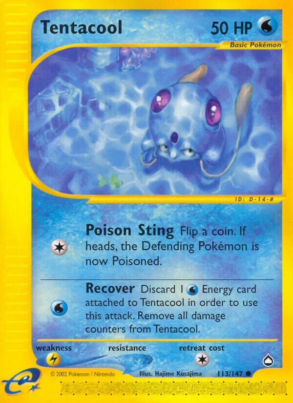 Tentacool 「AQ 113/147」「EN」