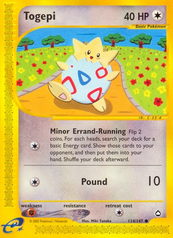 Togepi 「AQ 114/147」「EN」