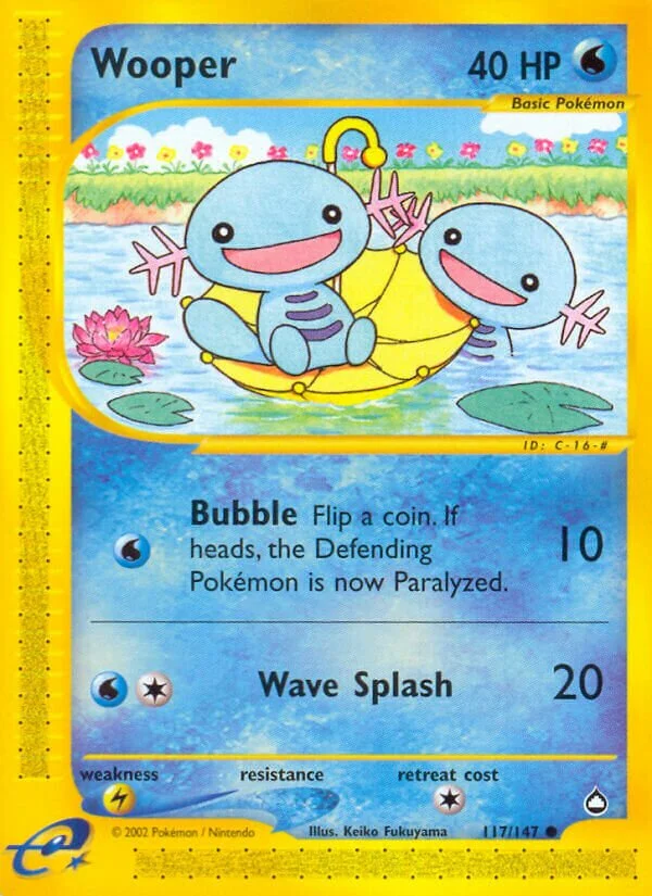 Wooper 「AQ 117/147」「EN」