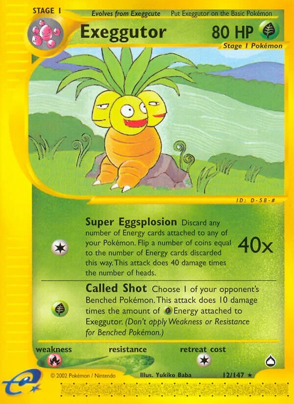Exeggutor 「AQ 12/147」「EN」