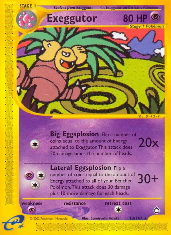Exeggutor 「AQ 13/147」「EN」