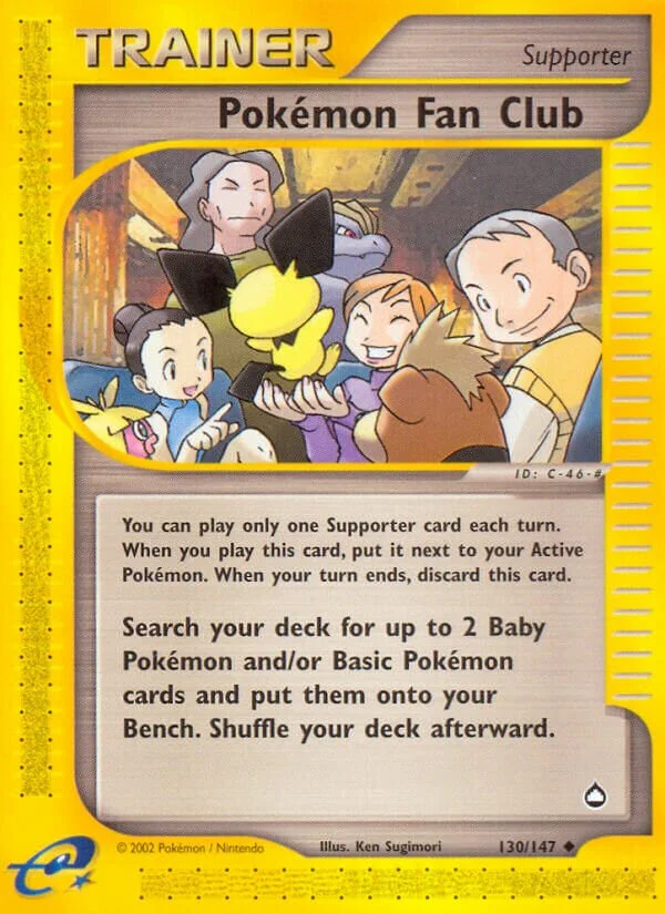 Pokémon Fan Club 「AQ 130/147」「EN」