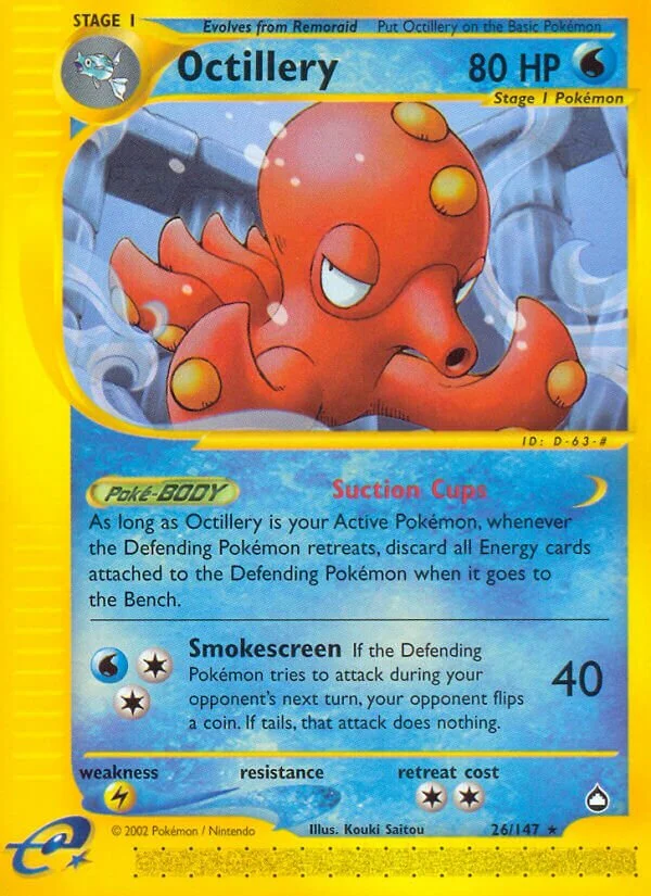 Octillery 「AQ 26/147」「EN」