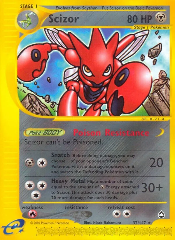 Scizor 「AQ 32/147」「EN」