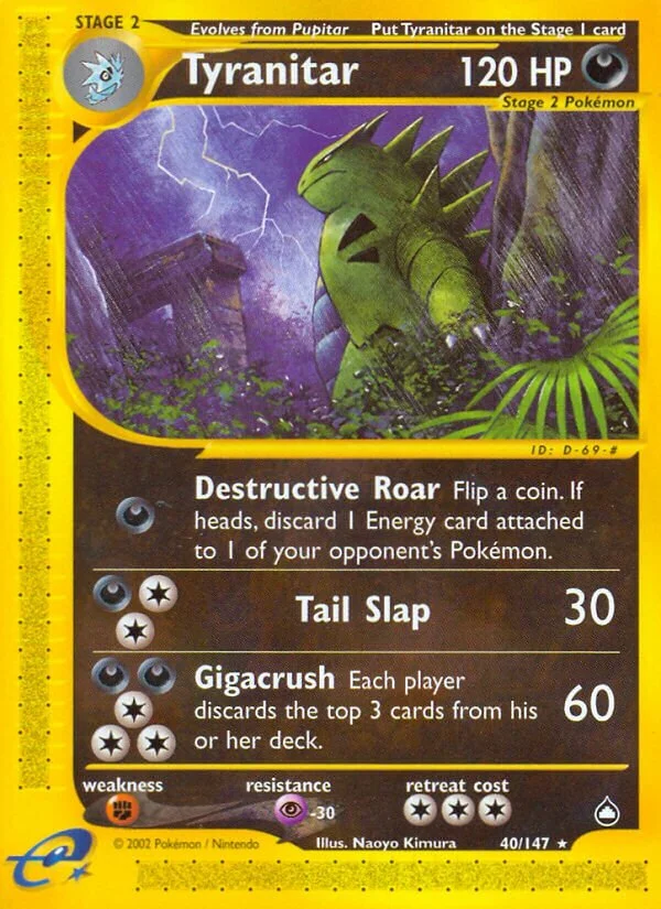 Tyranitar 「AQ 40/147」「EN」