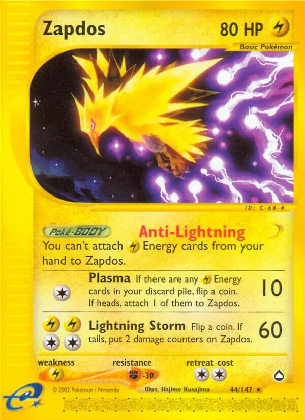 Zapdos 「AQ 44/147」「EN」