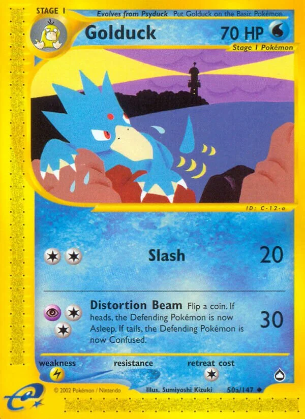 Golduck 「AQ 50a/147」「EN」
