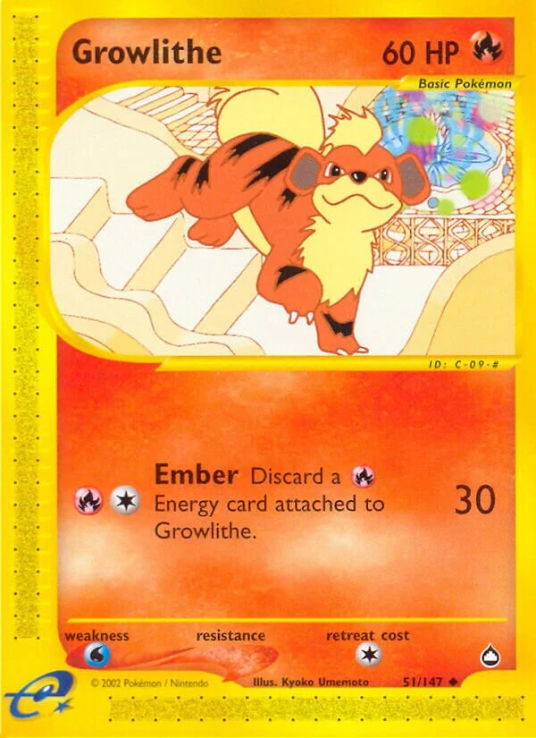 Growlithe 「AQ 51/147」「EN」
