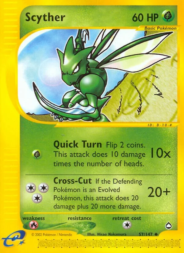 Scyther 「AQ 57/147」「EN」