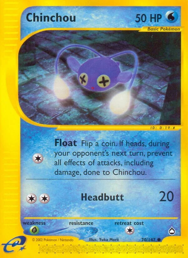 Chinchou 「AQ 70/147」「EN」