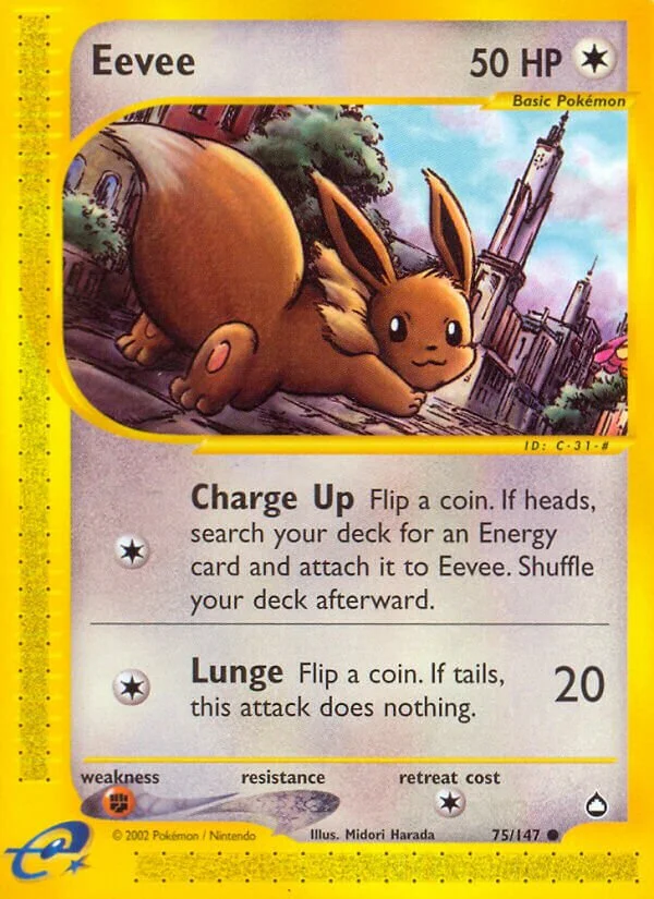 Eevee 「AQ 75/147」「EN」