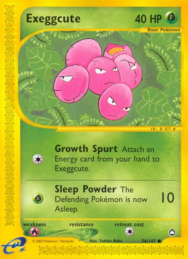 Exeggcute 「AQ 76/147」「EN」