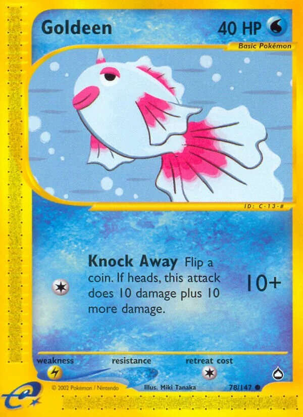 Goldeen 「AQ 78/147」「EN」
