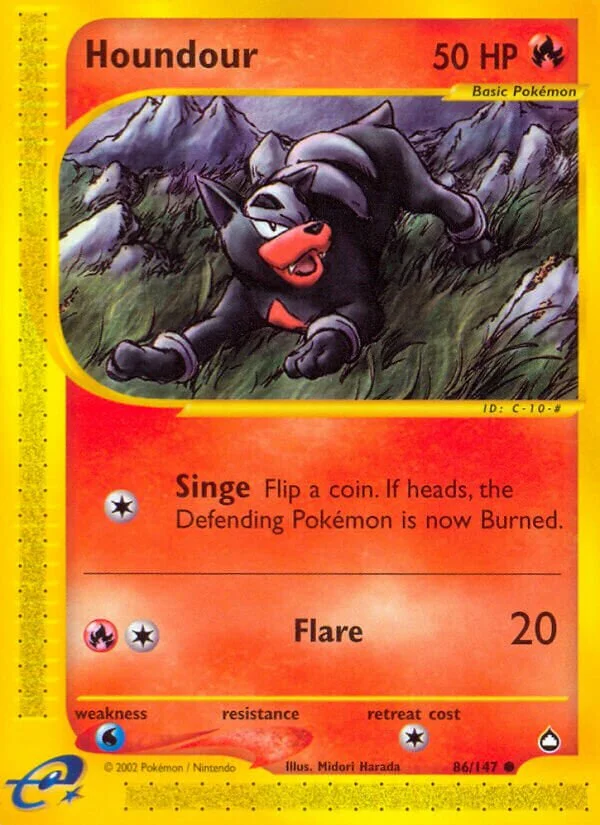Houndour 「AQ 86/147」「EN」