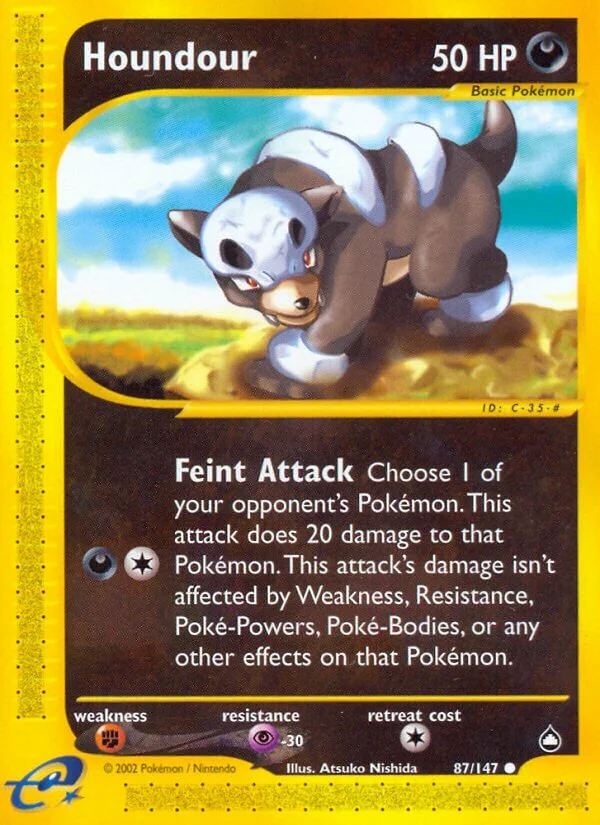 Houndour 「AQ 87/147」「EN」