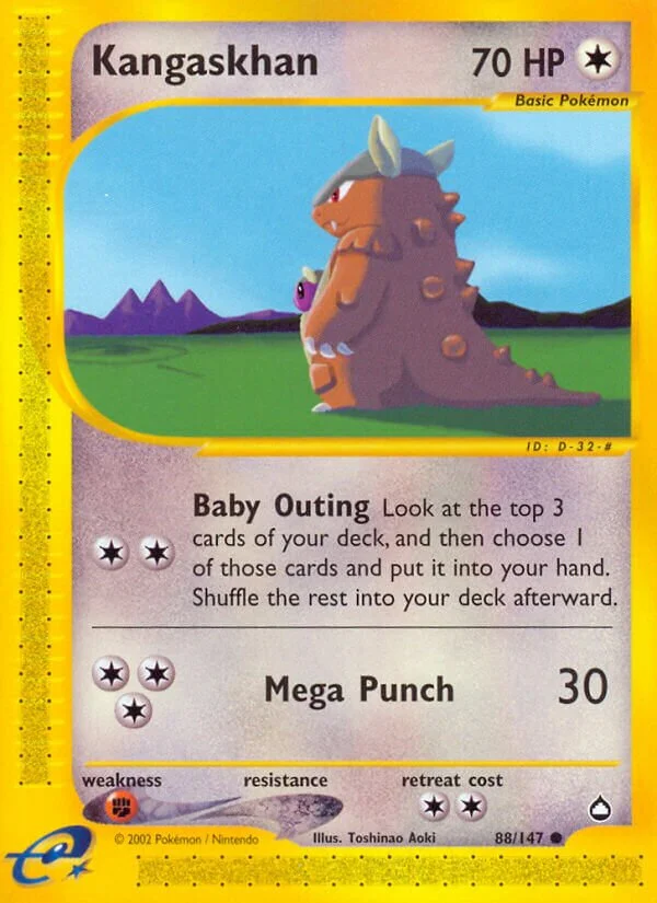 Kangaskhan 「AQ 88/147」「EN」