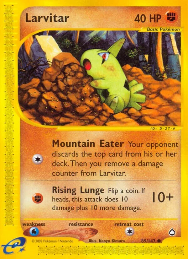 Larvitar 「AQ 89/147」「EN」