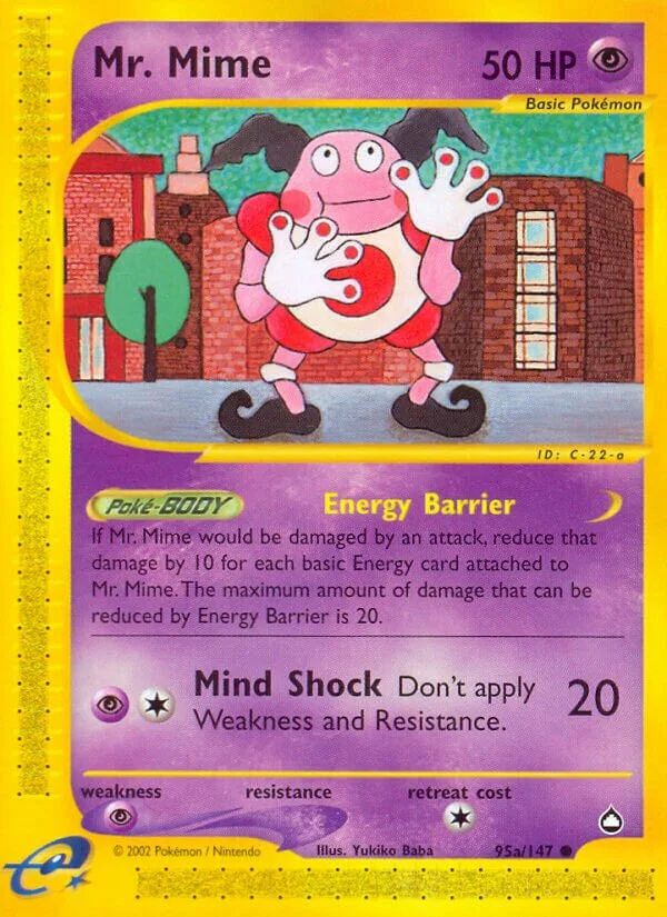 Mr. Mime 「AQ 95a/147」「EN」