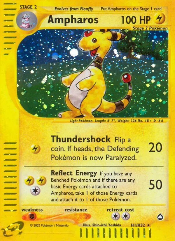 Ampharos 「AQ H1/H32」「EN」