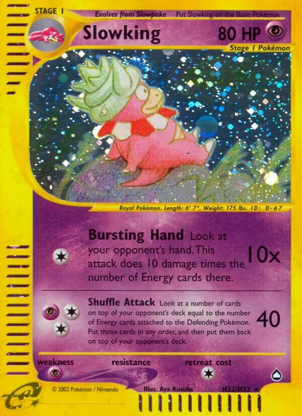 Slowking 「AQ H22/H32」「EN」