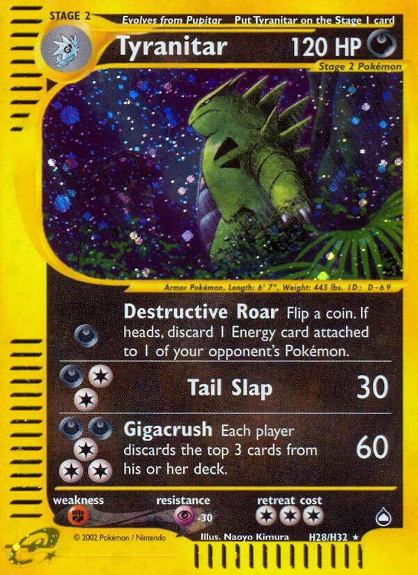 Tyranitar 「AQ H28/H32」「EN」
