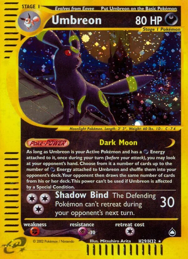 Umbreon 「AQ H29/H32」「EN」