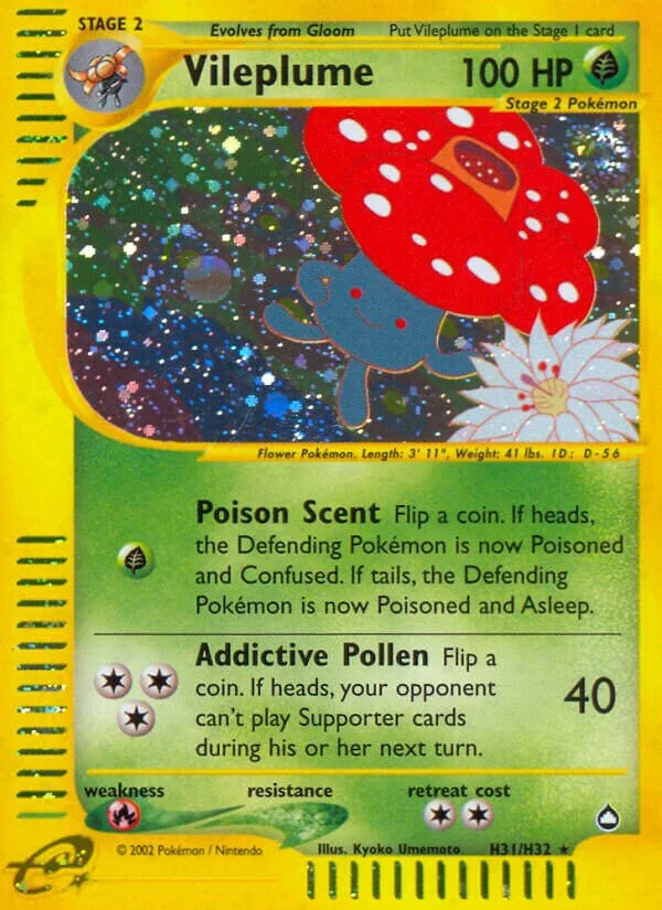 Vileplume 「AQ H31/H32」「EN」