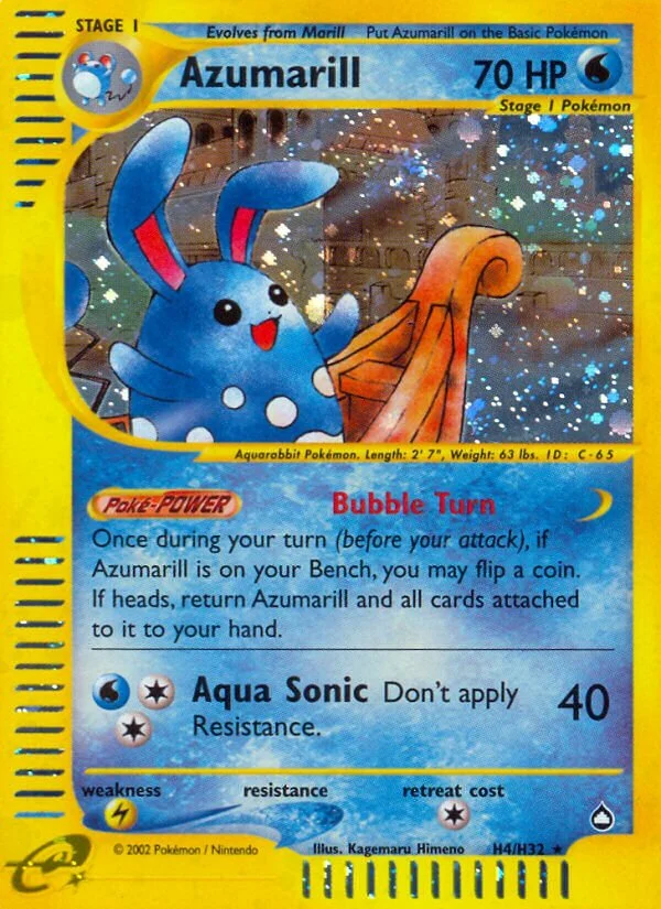 Azumarill 「AQ H4/H32」「EN」