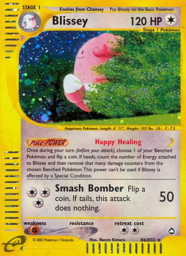 Blissey 「AQ H6/H32」「EN」