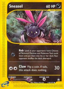 Sneasel 「AQ 110/147」「EN」