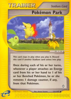 Pokémon Park 「AQ 131/147」「EN」