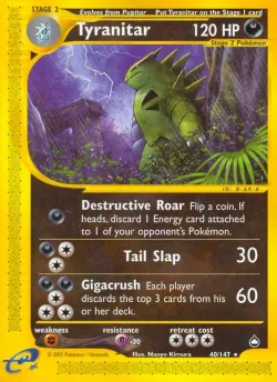 Tyranitar #40/147 · Pokémon