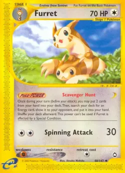 Furret #48/147 · Pokémon