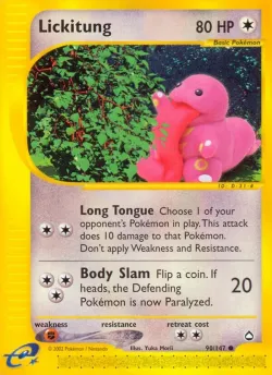 Lickitung #90/147 · Pokémon