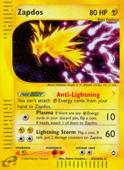 Zapdos #H32/H32 · Pokémon